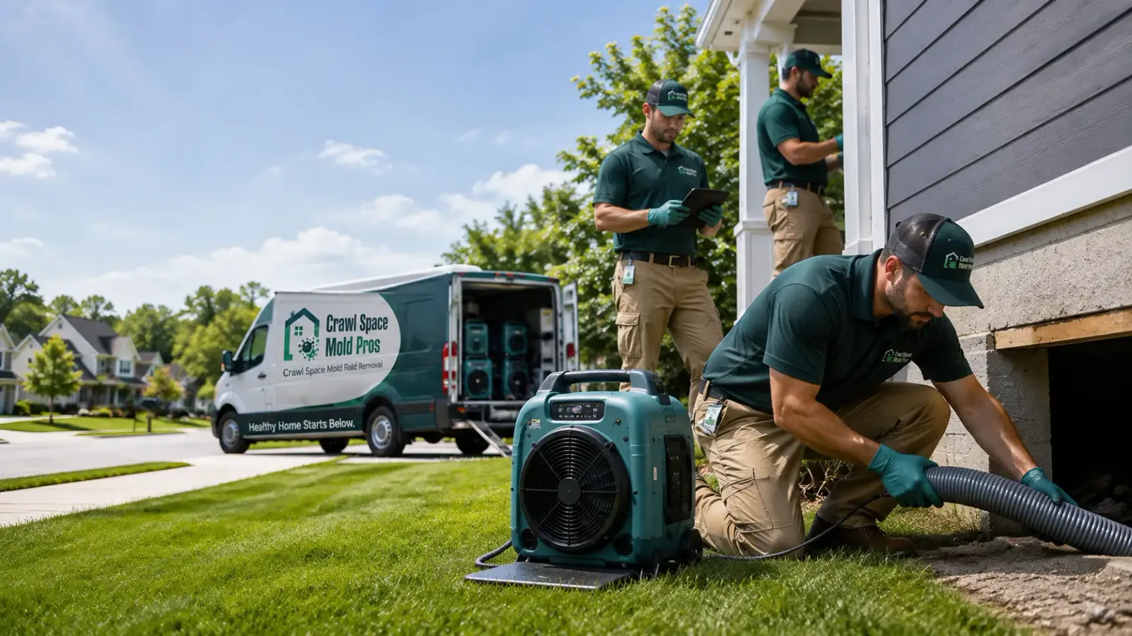 Crawl Space Mold Removal in Sanderson, FL